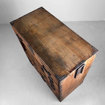 Japanese Traditional Tansu Storage Cabinet, 1890s for sale at Pamono
