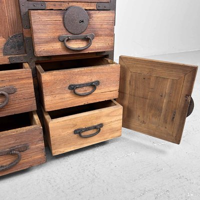 Japanese Traditional Tansu Storage Cabinet, 1890s for sale at Pamono