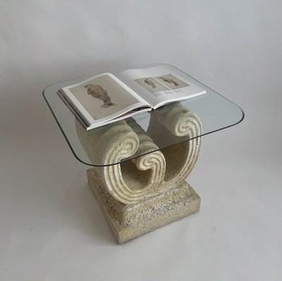 Stone accent table discount