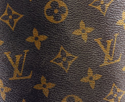 Papierkorb aus Leder mit Monogramm von Louis Vuitton 1990er bei Pamono kaufen