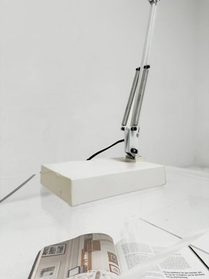 Vintage Adjustable Italian Desk Lamp from the 80s with Black