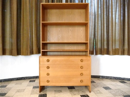 Danish RY-100 Oak Modular Cabinet by Hans Wegner for RY Møbler