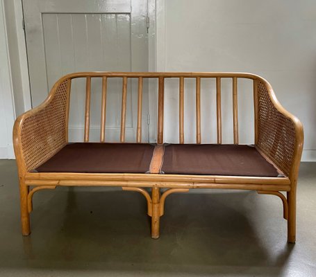 Cane two seater sofa cheap