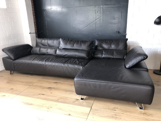 Musterring Ledersofa in Braun von Musterring International bei Pamono kaufen