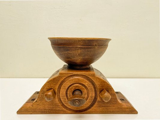 Antique wooden coffee grinder discount