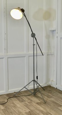 Vintage Metal Telescopic Adjustable Floor Lamp, 1940s for sale at  