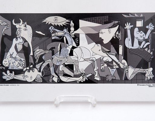 Pablo Picasso Guernica Spain Ceramic Hanging Wall Tile, 1998 for