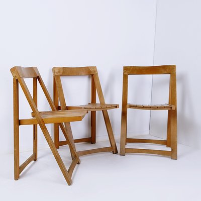 Trieste Folding Chairs by Aldo Jacober & Pierangela d'Aniello, Set