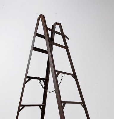 Vintage Iron Ladder with Chain Support for sale at Pamono