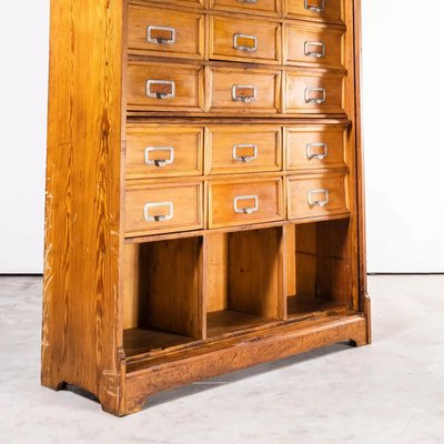 Vintage Tambour Front Drawer Cabinet from Stolzenberg, 1940s for