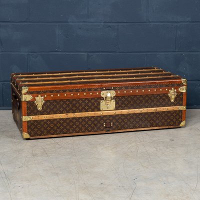 Vintage French Cabin Trunk in Monogram Canvas from Louis Vuitton