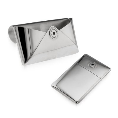 Portacarte da scrivania vintage con busta e custodia tascabile