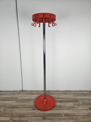 Space Age Coat Hanger in Plastic and Steel by Dal Vera, 1970s for