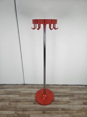 Space Age Coat Hanger in Plastic and Steel by Dal Vera, 1970s for