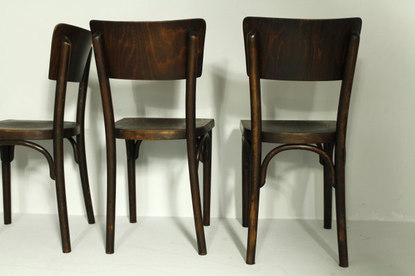 Pub Chairs from Thonet 1930s Set of 6 for sale at Pamono