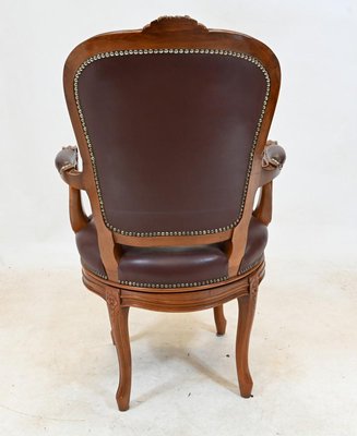 Chesterfield Leather Office Chair for sale at Pamono
