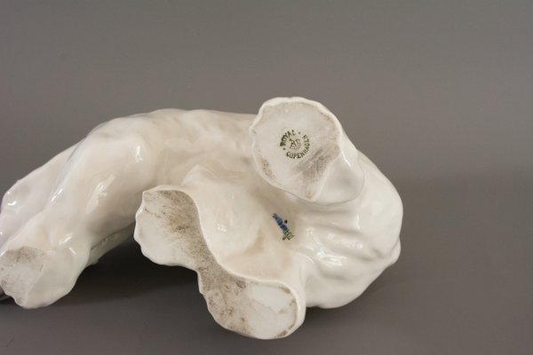 Porcelain Polar Bear No.1137 by Knud Khyn for Royal Copenhagen
