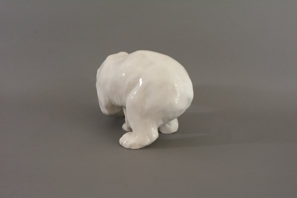 Porcelain Polar Bear No.1137 by Knud Khyn for Royal Copenhagen