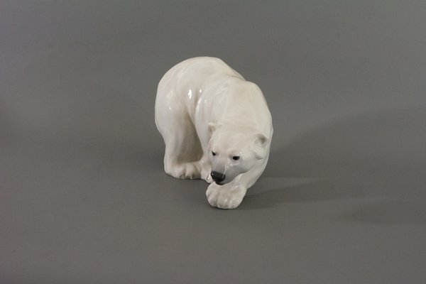 Porcelain Polar Bear No.1137 by Knud Khyn for Royal Copenhagen