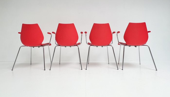 Maui Kartell Chairs by Vico Magistretti, 1980s, Set of 4 for sale