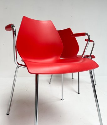 Maui Kartell Chairs by Vico Magistretti, 1980s, Set of 4 for sale