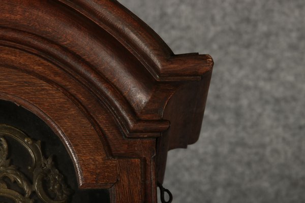 Large Antique Baroque Grandfather Clock in Oak, 1750 for Large Antique Baroque Grandfather Clock in Oak, 1750 for