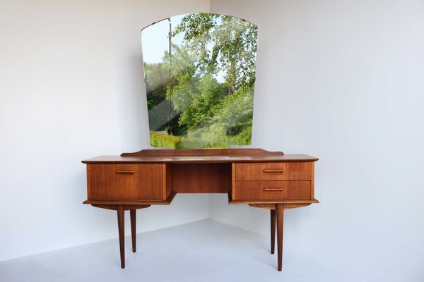 Teak Dressing Table with Mirror 1960s