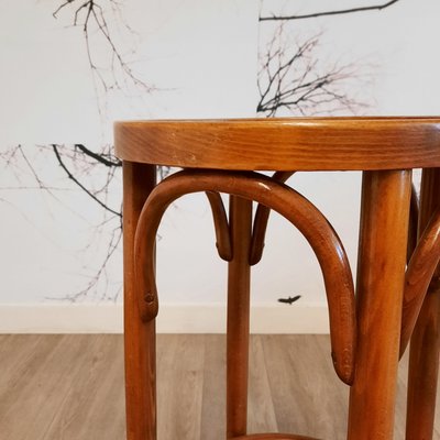 Pair of Late 19th Century Bentwood Tabourets Pair of Late 19th Century Bentwood Tabourets