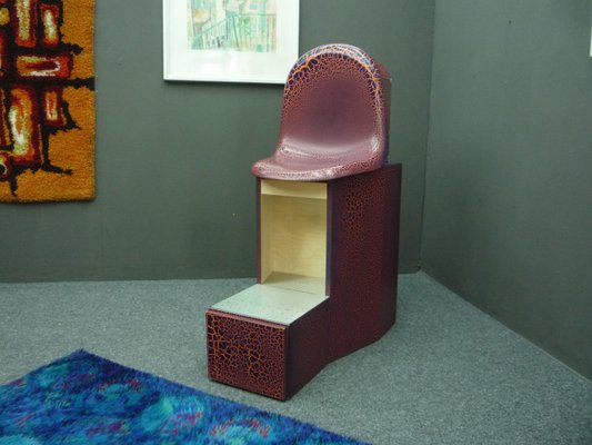 Futuristic Hairdresser Chair, 1980s for sale at Pamono
