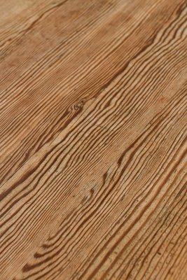 Dining Table in Acid-Stained Pine attributed to Axel Einar Hjorth