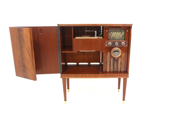 Antique Wooden Radio Cabinet