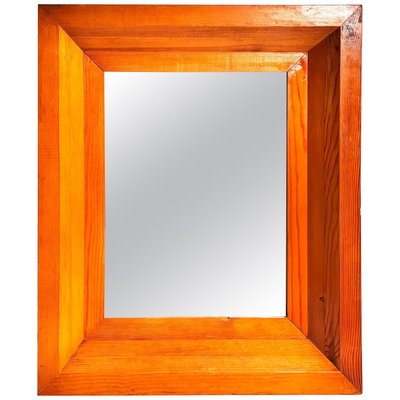 Vintage Mirror by by Charlotte Perriand for Les Arcs, 1970s for