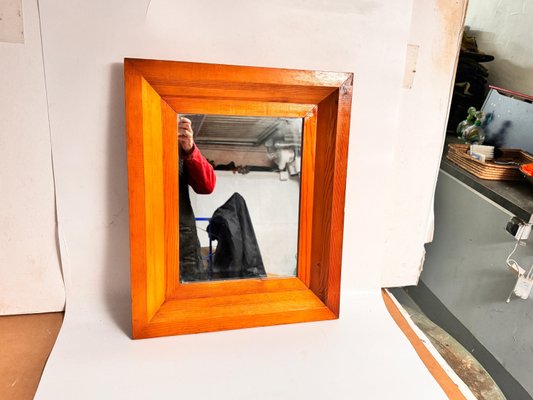 Vintage Mirror by by Charlotte Perriand for Les Arcs, 1970s for