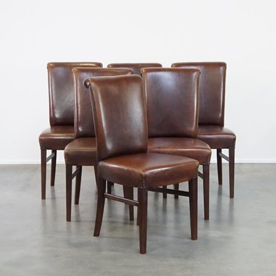 Leather dining room chairs for sale discount