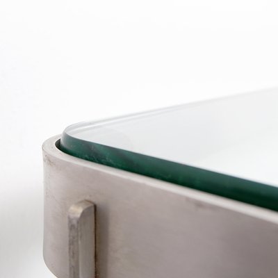 Osvaldo Borsani T113 Steel ガラステーブル Osvaldo Borsani T113