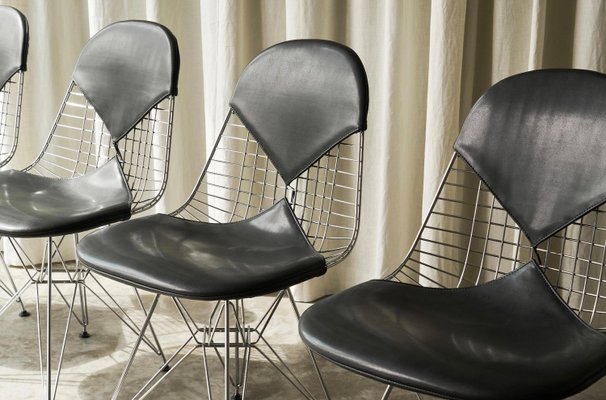 Bikini Wire Frame Chairs by Charles and Ray Eames for Vitra, 1980s