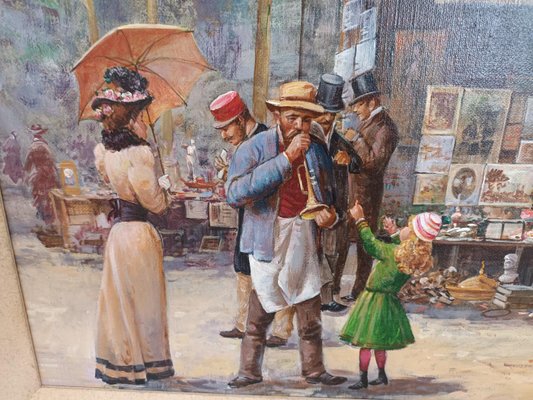 Elio Ferrara, Paris Marché Aux Puces Flea Market, 1980