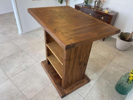 Wooden Sales Table in Pine for sale at Pamono