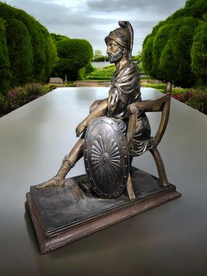 Paletta Raccolta Immondizia In PVC Con Manico - Colore Bronzo - Per Giardino E Pulizie Esterne - 4