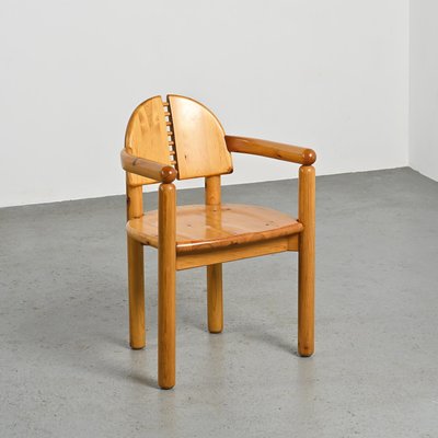 Vintage Pine Armchair by Rainer Daumiller 1970 for sale at Pamono