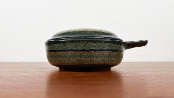 Deutsche Mid-Century Keramikschale mit Deckel, 1960er bei Pamono kaufen