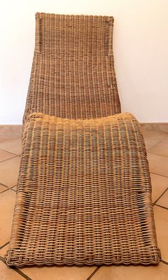 Karlskrona Wicker Chaise Lounge by Carl Öjerstam for Ikea