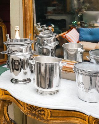 Vintage Champagnerkühler und Eiskübel von Christofle Ormesson bei Pamono kaufen