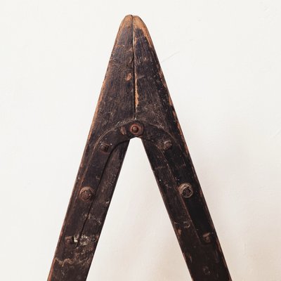アンティーク雑貨 ladder vintage painted wooden step ladder – 86 Vintage