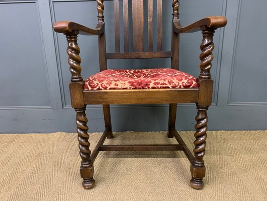 Barley Twist Traditional Oak Dining Chairs HOT English Oak Barley