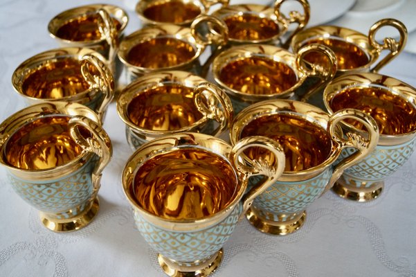 Antique Queen Marie Antoinette Coffee and Tea Service from Rue