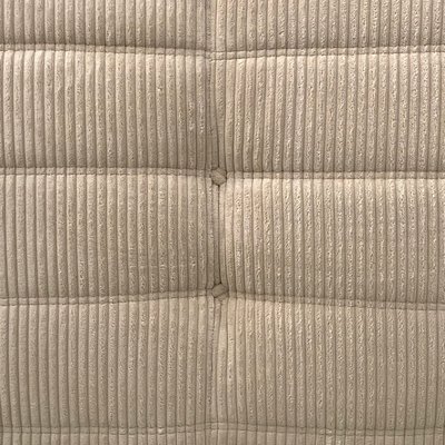 Togo Lounge Chair in Beige Corduroy by Michel Ducaroy for