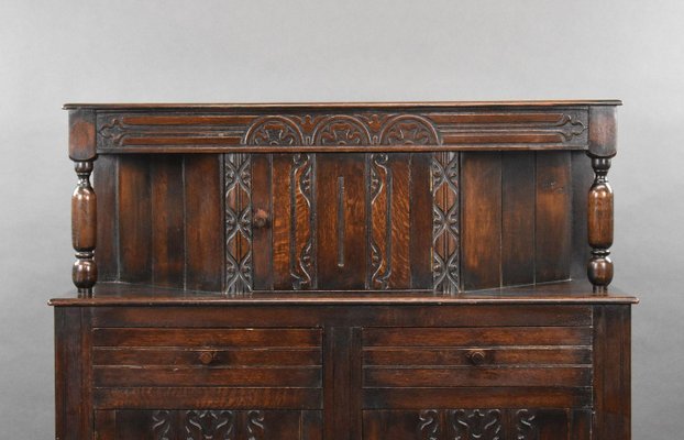 Oak Sideboard-Buffet, 1930s for sale at Pamono