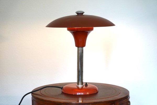 Bauhaus Table Lamp by Max Schumacher for Metalwerk Werner