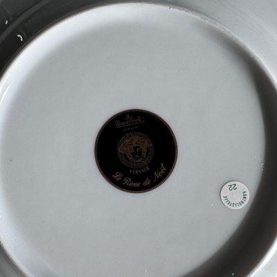 Le Reve De Noel Breakfast Plate by Versace for Rosenthal Christmas